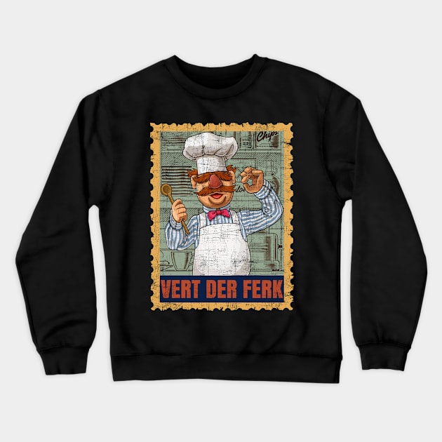 Swedish Chef Bork! Bork! Crewneck Sweatshirt by AquQira